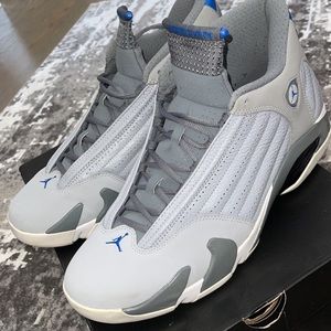 Jordan 14 Cool Grey Sport Blue